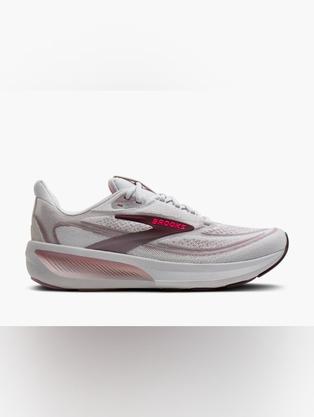 Brooks Revel 9 Women’s Running Shoes - Light Grey/Rose/Raisin - Picture 2 of 6